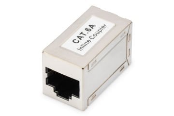 Assmann Digitus Cat6A Modüler Coupler, 2 X Rj-45 Dişi, Tam Zırhlı, 500 Mhz, Class Ea, Iso/Iec 11801