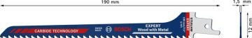 Bosch Panter Testere Bıçağı Expert W&MDem S715 LHM (1 Adet) - 2608900384