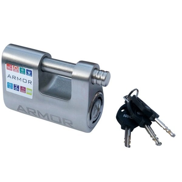 Master Lock 80 MM PASLANMAZ ÇELİK KAYAR PİM 12 MM KELEPÇE - 222KPA