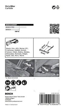 Bosch Starlock Aksesuarı / Expert Starlock Testere Ucu MeMax AIZ 32AT (1 Adet) - 2608900014