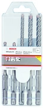Bosch SDS Plus-5X Kırıcı Delici Uç Set (5 Parça Ø5-10 mm) - 2608833910