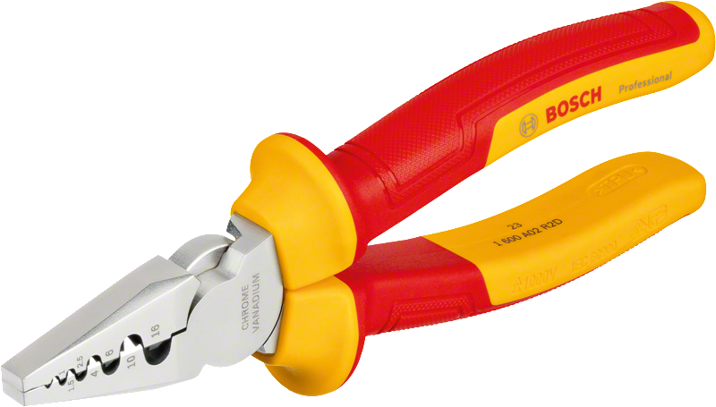 Bosch Profesyonel VDE Sıkma Pensesi 180mm