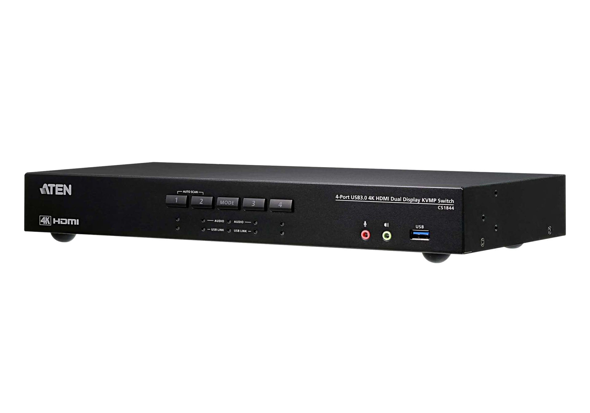Aten 4-Port Usb 3.0 4K Hdmı Dual Display Kvmp™ Switch