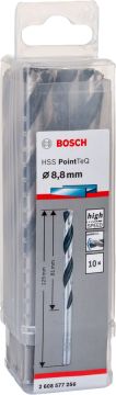 Bosch Metal Matkap Ucu HSS PointTeQ (DIN 338) 8,8 mm (10 Adet) - 2608577256