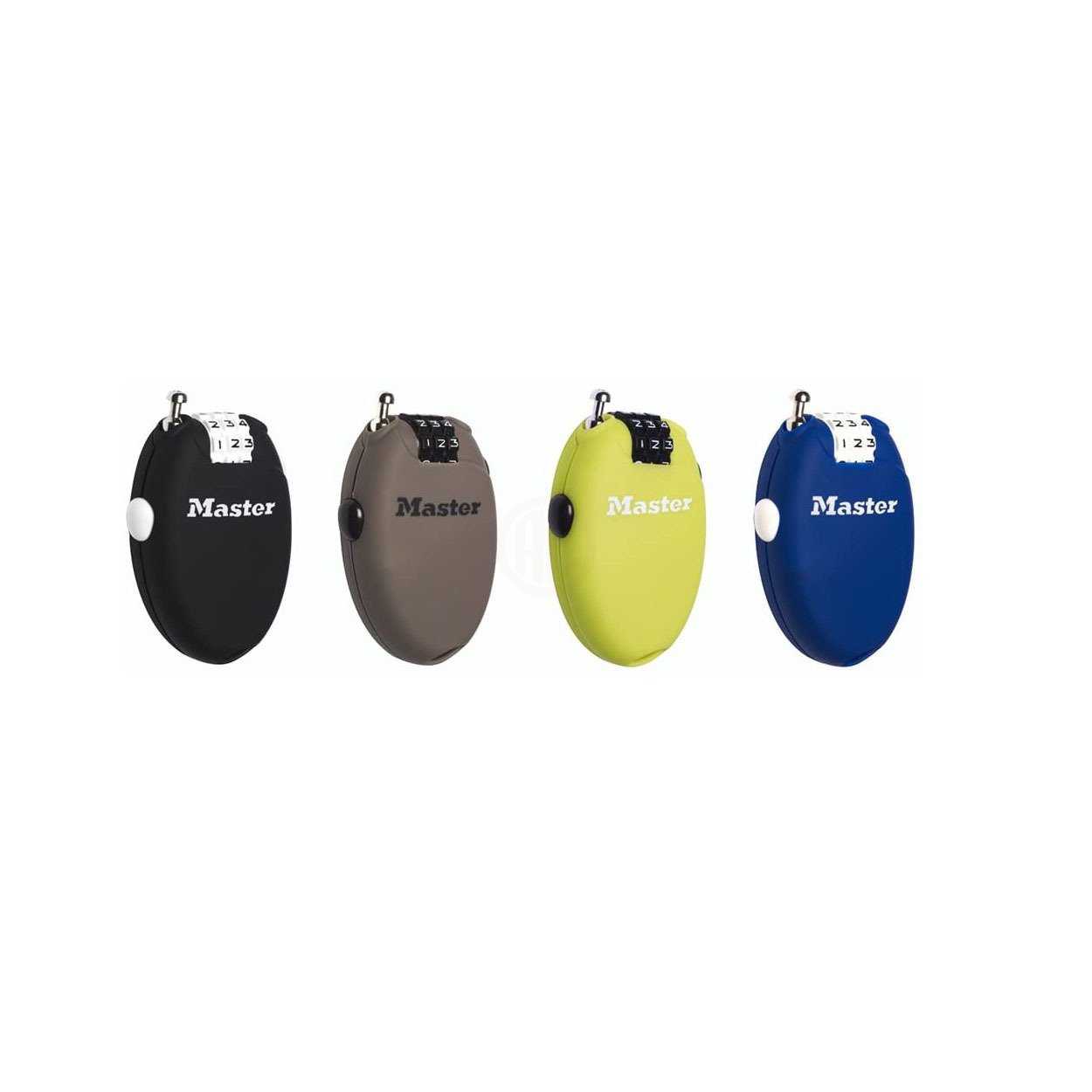 Master Lock RENKLİ ÇELİK KABLO KİLİT BRAKETLİ 1.50 MTx8 MM - 412MV
