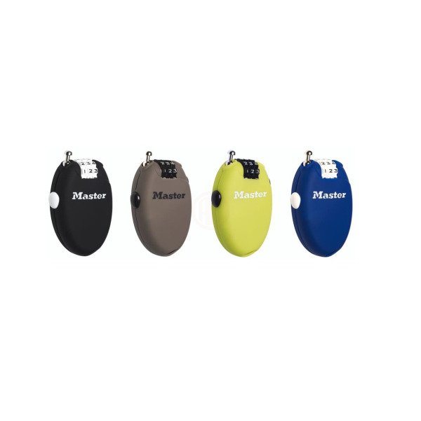 Master Lock RENKLİ ÇELİK KABLO KİLİT BRAKETLİ 1.50 MTx8 MM - 412MV