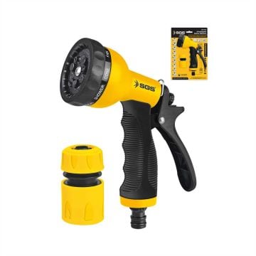 SGS 4256 9 Fonksiyonlu Sulama Tabancası (2 Parça Set)