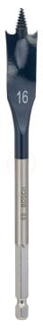 Bosch SelfCut Speed Yaprak Ahşap Matkap Ucu 1/4 İnç Altıgen Şaft 16x152 mm - 2608595487