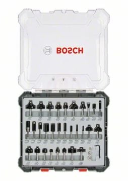 Bosch Freze Ucu Pro Set 6 mm Şaftlı Karışık (30 Parça) - 2607017474