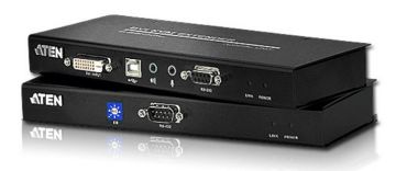 Aten Dvı Kvm (Keyboard/Video Monitor/Mouse) Mesafe Uzatma Cihazı, Ses (Hoparlör Ve Mikrofon) Bağlantı Desteği, 60 Mt, Usb Konsol, Esd Ve Gerilimdeki Ani Yükselmelere Karşı Korumalı Usb Dvı Cat 5 Kvm Extender (1024 X 768@60M)