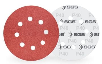 SGS 426 Cırtlı Zımpara Ao 150 Mm 60 Kum 6 Delikli