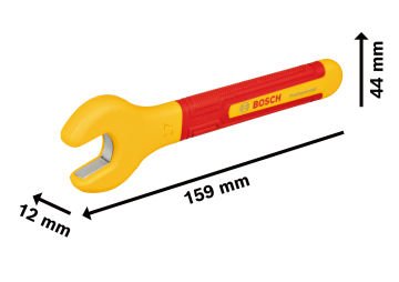 Bosch Profesyonel VDE Açık Ağız Anahtar 17mm