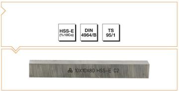 MTE Kare Kesitli Torna Kalemi HSS-E DIN 4964/B 10x10x160 mm