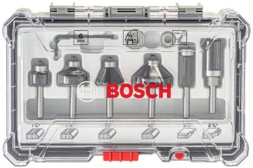 Bosch Freze Ucu Pro Set 1/4 İnç Şaftlı Karışık (6 Parça) - 2607017470