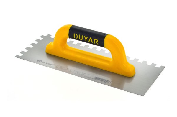 Duyar Seramik Malası Kapalı Plastik Saplı Kare 10x10 Diş 30 Cm