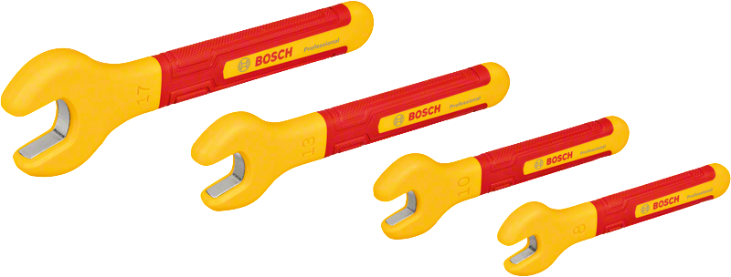 Bosch Profesyonel VDE Açık Ağız Anahtar Takımı 4 Parça