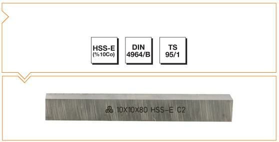 MTE Kare Kesitli Torna Kalemi HSS-E DIN 4964/B 14x14x160 mm