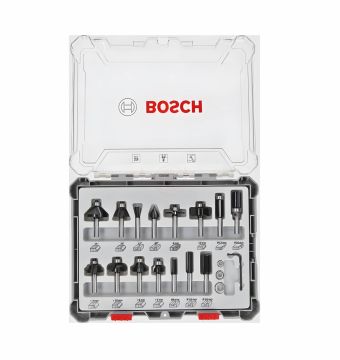 Bosch Freze Ucu Pro Set 1/4 İnç Şaftlı Karışık (15 Parça) - 2607017473