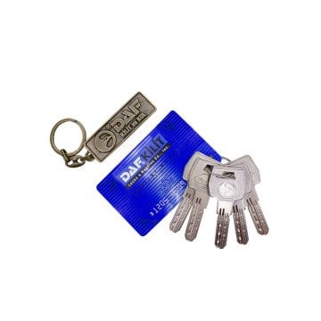 Daf Kilit Emniyet Kartlı Bilyalı Barel (Fosforlu) 35+10+45 - 716900