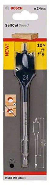 Bosch SelfCut Speed Yaprak Ahşap Matkap Ucu 1/4 İnç Altıgen Şaft 24x152 mm - 2608595493