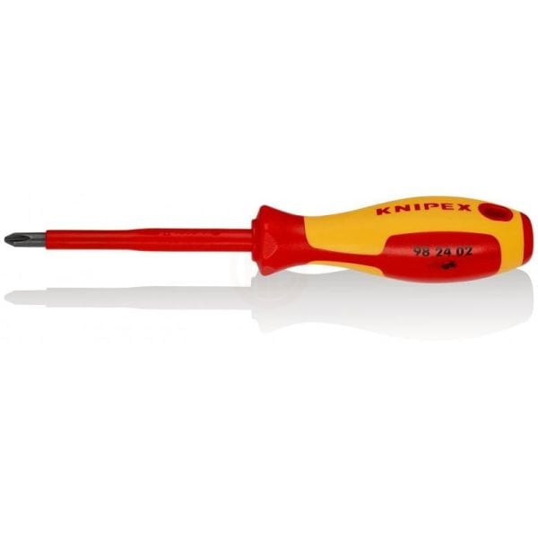 Knipex 98 24 02 YILDIZ UÇLU TORNAVİDA PH2x100 MM - KNI982402