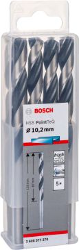 Bosch Metal Matkap Ucu HSS PointTeQ (DIN 338) 10,2 mm (5 Adet) - 2608577270