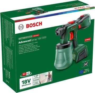 Bosch Püskürtme Tabancasi Advanced Spray 18V-500 Solo (Aküsüz) - 0603208200