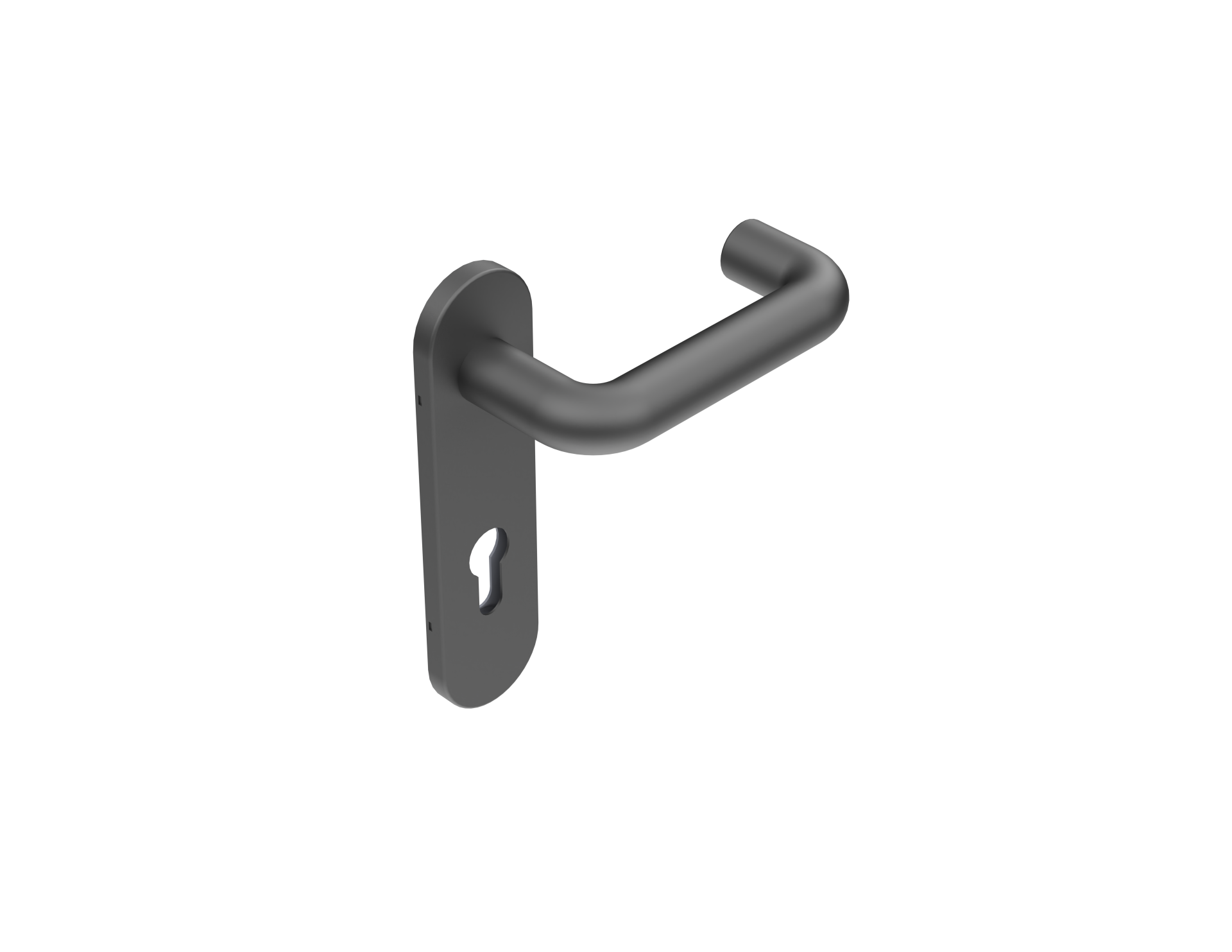 Omni 600 Dış Müdahale Kolu / Yangına Dayanıklı Kapı Kolu (Barel Delikli) Yarım Kol