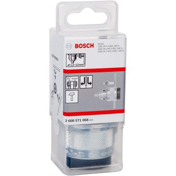 Bosch Sistem Mandreni Darbeli Matkap Ø1,5-13 mm Krom (GSB/PSB) - 2608571068