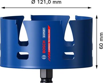 Bosch Delik Açma Testeresi Expert PC-Plus sMC 121 mm - 2608900484