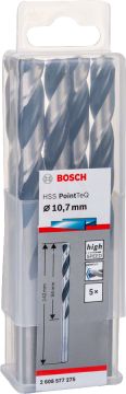 Bosch Metal Matkap Ucu HSS PointTeQ (DIN 338) 10,7 mm (5 Adet) - 2608577275
