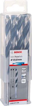 Bosch Metal Matkap Ucu HSS PointTeQ (DIN 338) 10,8 mm (5 Adet) - 2608577276