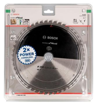 Bosch Sdw Daire Test. Bıç. 254x30 Mm 48D Gcm 18V - 2608842239