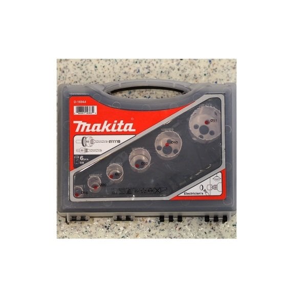 Makita Bi-Metal Delik Açma Testeresi Set Elektrikçi (16-51 mm) (D-16944)