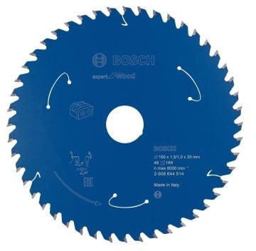 Bosch Expert 190x30 mm 48 Diş Akülü Ahşap Daire Testere