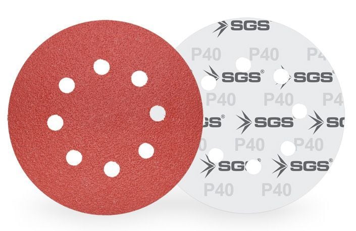 SGS 427 Cırtlı Zımpara Ao 150 Mm 80 Kum 6 Delikli