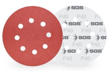 SGS 427 Cırtlı Zımpara Ao 150 Mm 80 Kum 6 Delikli