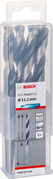 Bosch Metal Matkap Ucu HSS PointTeQ (DIN 338) 11,1 mm (5 Adet) - 2608577279