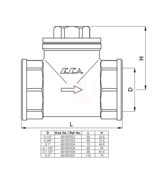 Eca ÇEKVALF G 2 - 601007027