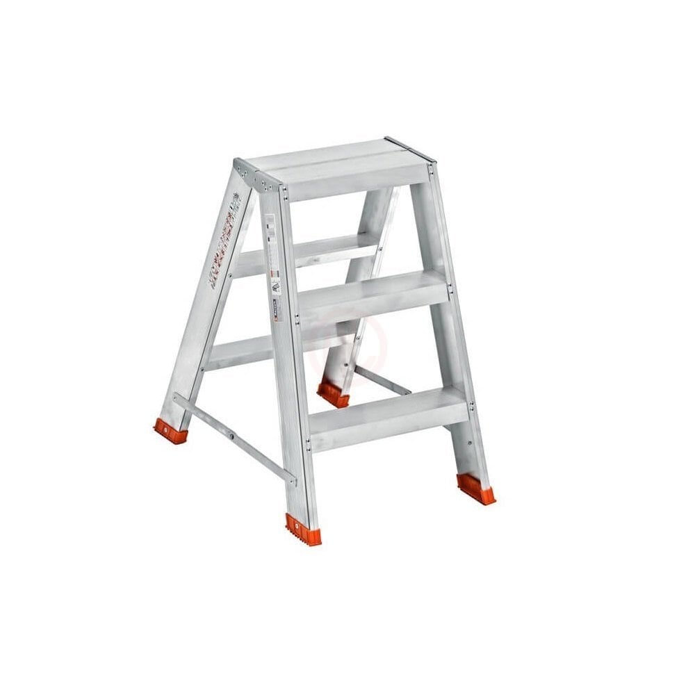 Saraylı Alüminyum Mega Çift Taraflı Merdiven 3+3 Basamaklı