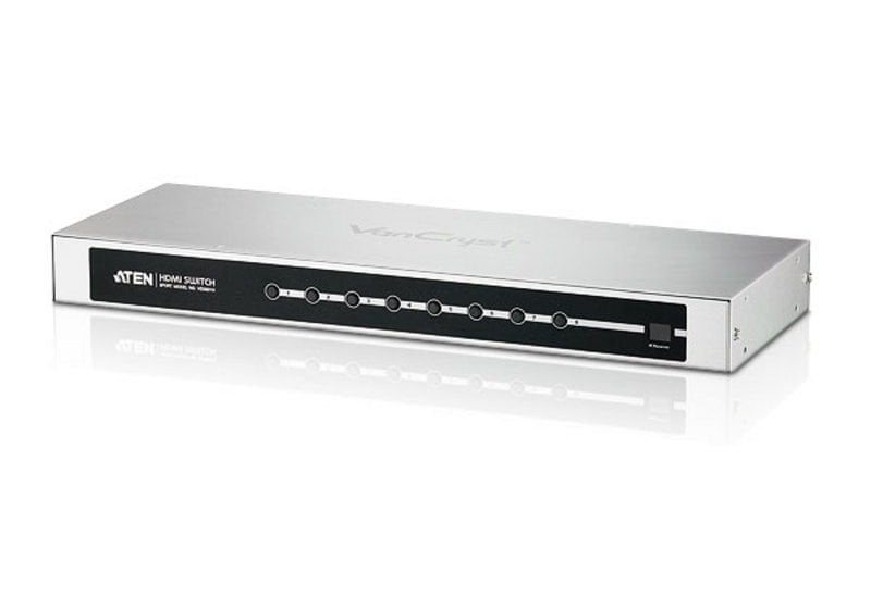 Aten 8 Port Hdmı Switch, 8 Giriş - 1 Çıkış, Infrared Uzaktan Kumanda Cihazı İle Birlikte