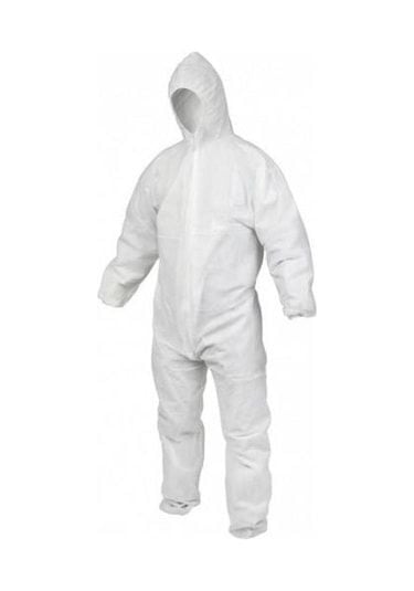 Maxsafety Tek Kullanımlık Koruyucu Tulum Macrofıt Beyaz L Beden