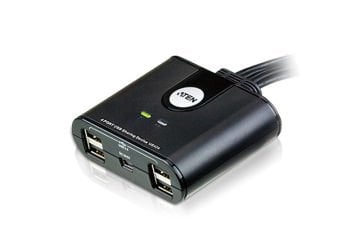 Aten Usb Arayüzüne Sahip Cihazları Paylaştıran Switch, Usb 2.0 , 4 Pc, 4 Usb Cihaz