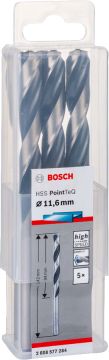 Bosch Metal Matkap Ucu HSS PointTeQ (DIN 338) 11,6 mm (5 Adet) - 2608577284