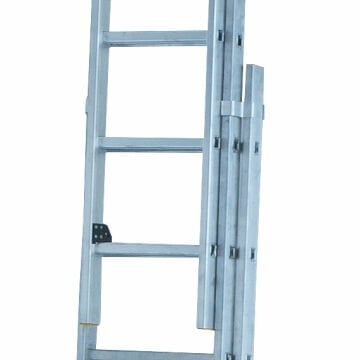 MHT Skybest 3X15 Basamaklı Üç Parçalı Sürgülü Alüminyum Merdiven