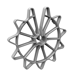 Gurbetçiler Yıldız Tipi Perde Ve Kolon Paspayı Elemanı 40 mm / 06-16 mm (40/06-16)