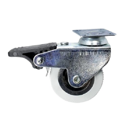 Ertek Tekerlek 75X25 Frenli Civatalı Gri Tekerlek