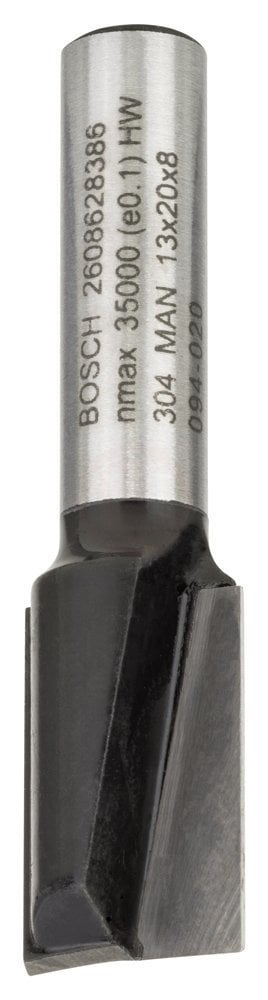 Bosch Çift Oluklu Düz Freze Ucu Standard For Wood 8x13x51 mm - 2608628386