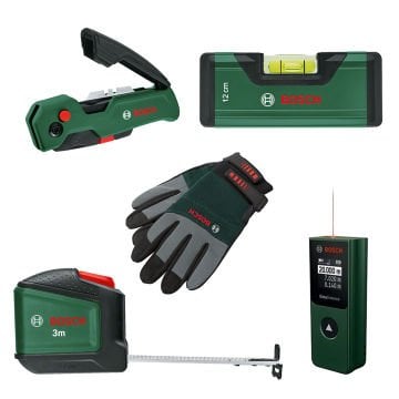 Bosch Akülü Vidalama Matkabı GSR 185-LI + Alet Seti 12 Parça