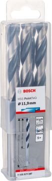 Bosch Metal Matkap Ucu HSS PointTeQ (DIN 338) 11,9 mm (5 Adet) - 2608577287